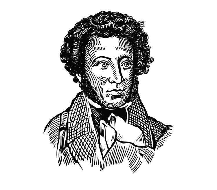 Александр Сергеевич Пушкин профиль