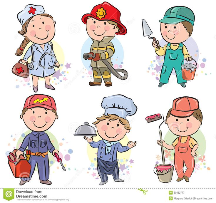 Иллюстрации профессии для детей
