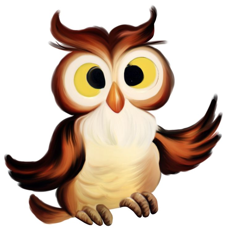 Совы мультяшные