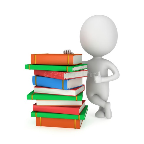 Человечек с учебником