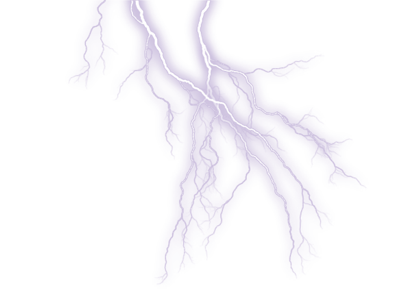 Гроза на прозрачном фоне