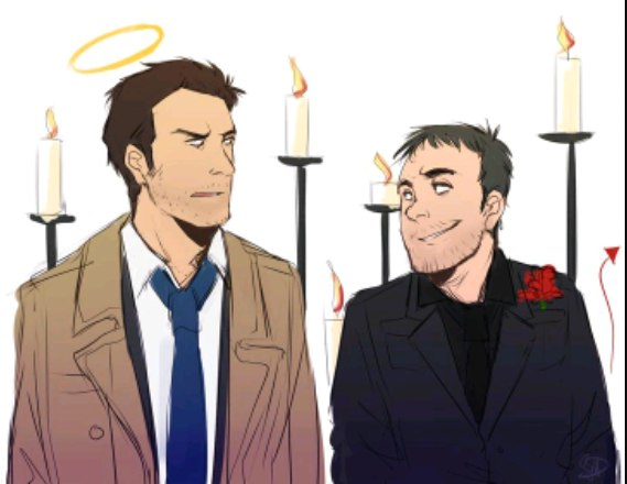 Сверхъестественное КАС И Кроули