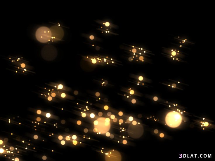 Огоньки на черном фоне