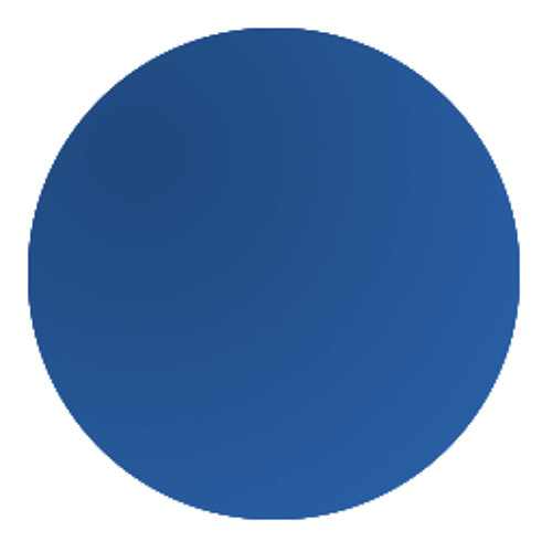 Синий круг на белом фоне