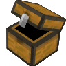 Сундук из МАЙНКРАФТА открытый