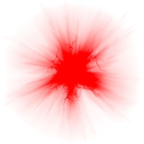 Красное свечение без фона