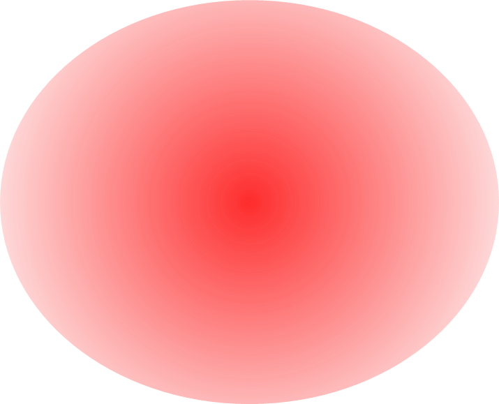 Красный блик на прозрачном фоне