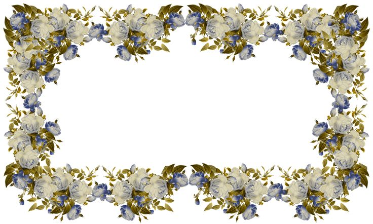 Обрамление из цветов
