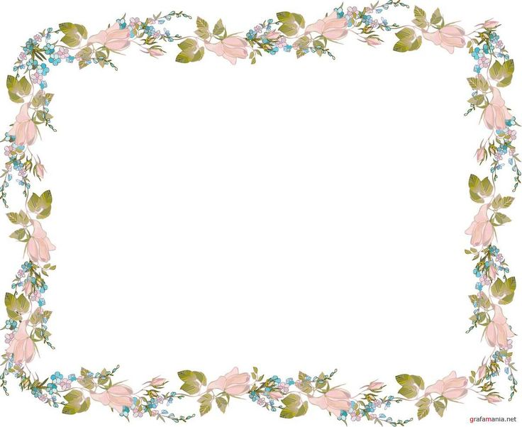 Цветочная рамка