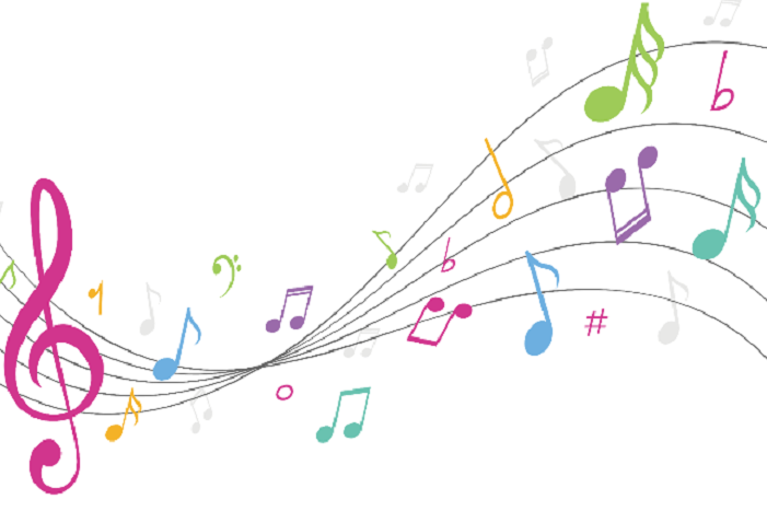 Нота ми на прозрачном фоне