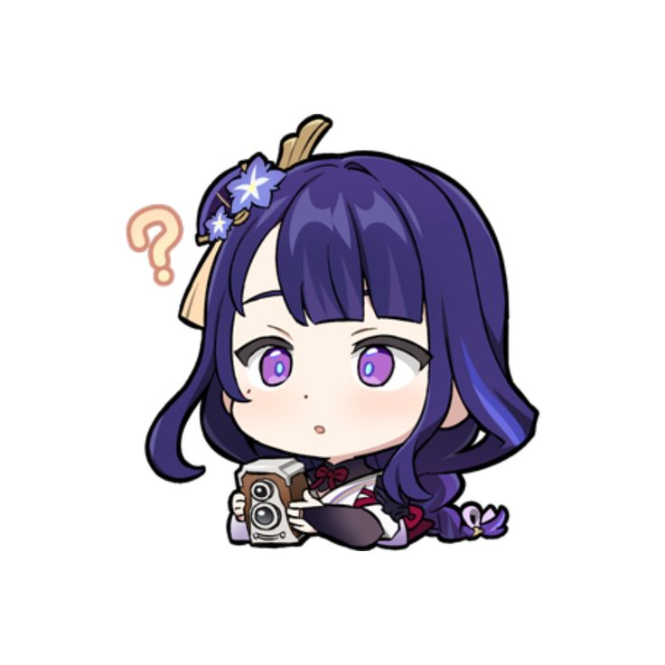 Геншин Чиби Стикеры