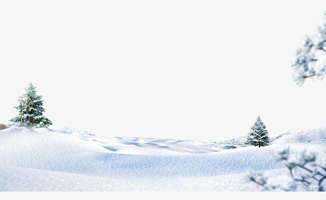 Сугробы снега на прозрачном фоне