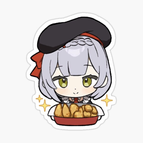 Чиби Райден Геншин Стикеры