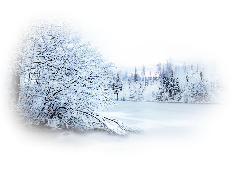 Зимний клипарт на прозрачном фоне