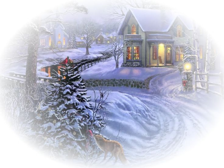 Новогодний пейзаж