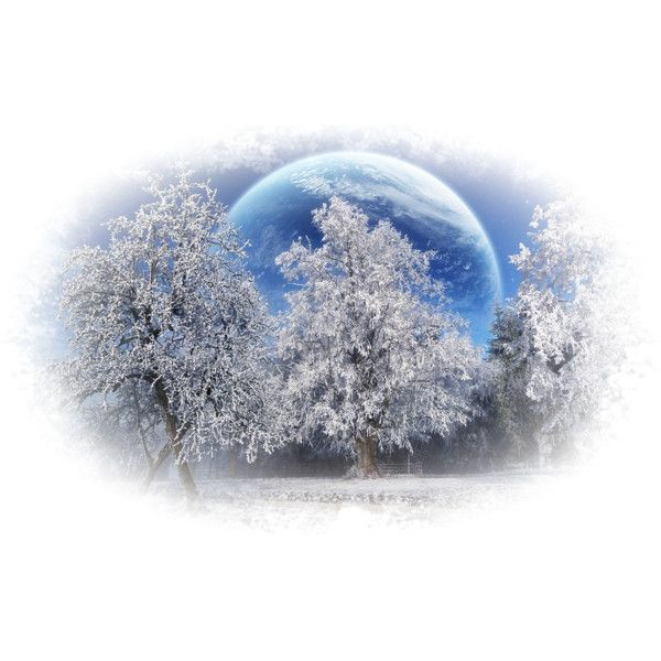 Зима на белом фоне