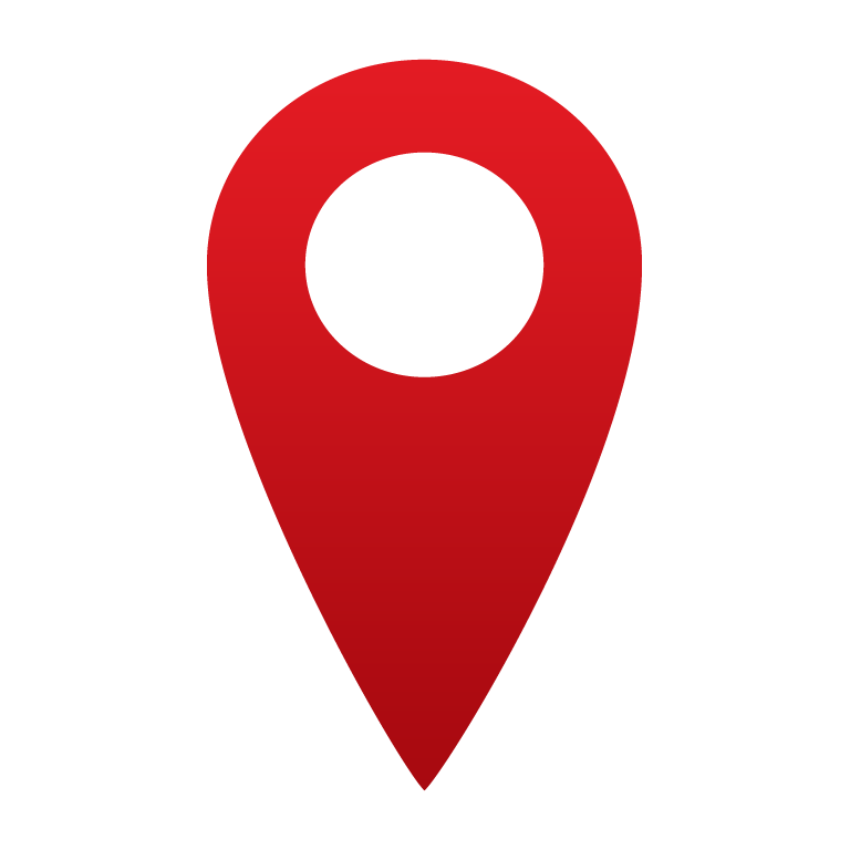 Значок геолокации красный