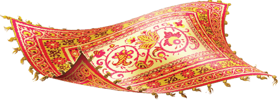 Дети на ковре самолете