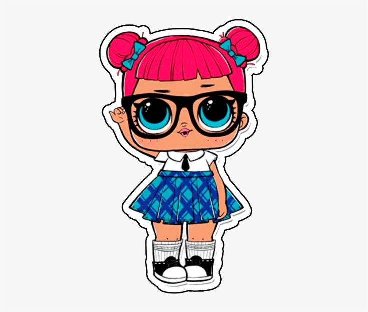 Кукла ЛОЛ рисунок