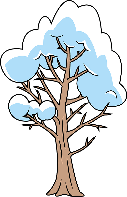 Зимнее дерево для детей