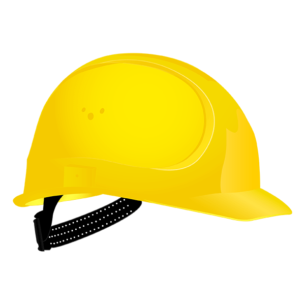 Каска желтая