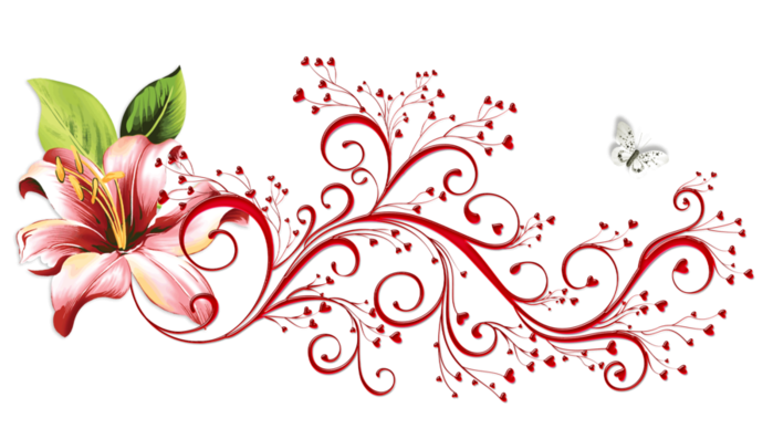 Узоры на прозрачном фоне