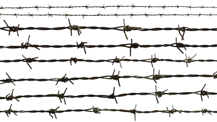 Колючая проволока текстура