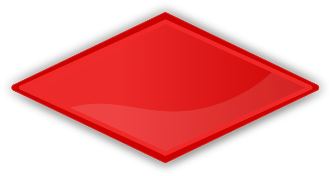 Красный ромб