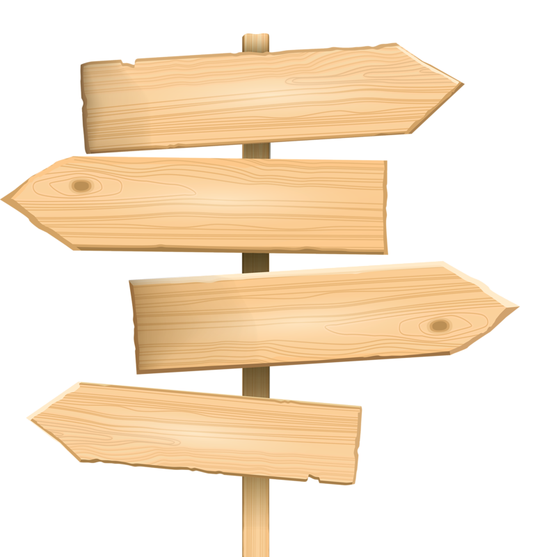 Деревянный указатель