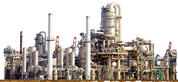 Промышленность на белом фоне