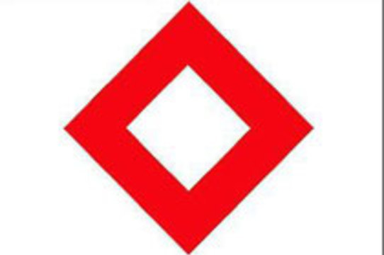 Красный ромб