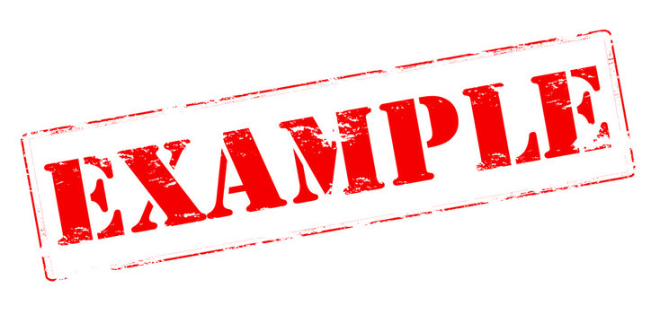 Example штамп