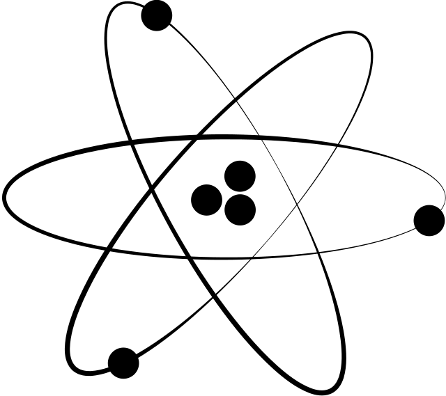 Атом без фона