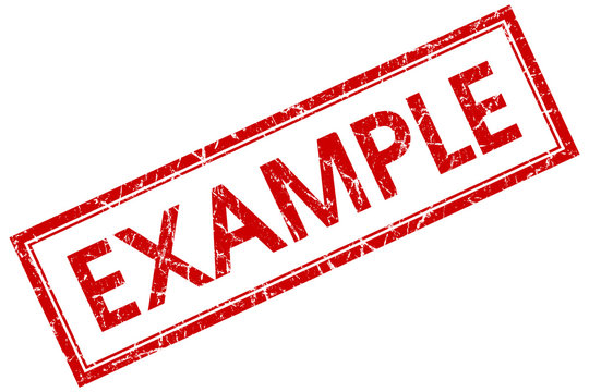 Example надпись