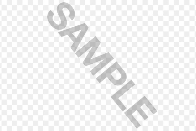 Надпись образец на прозрачном фоне