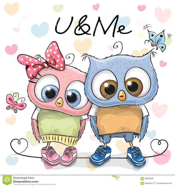 Совята мультяшные