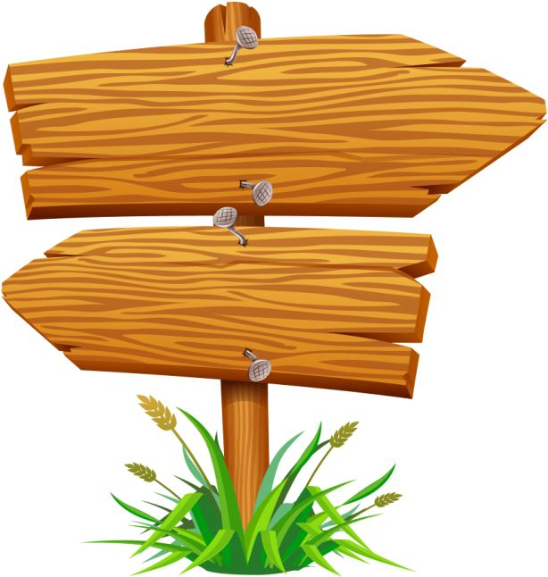 Деревянный указатель