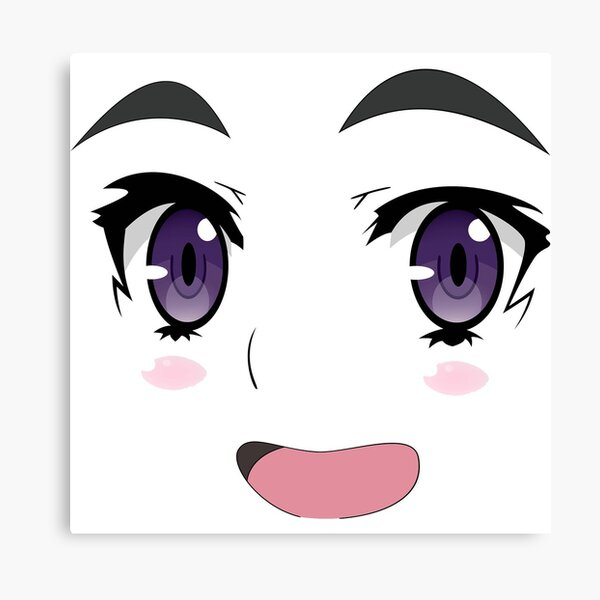 Аниме лицо на белом фоне