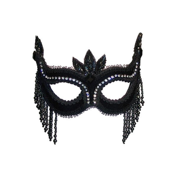 Маска карнавальная черная