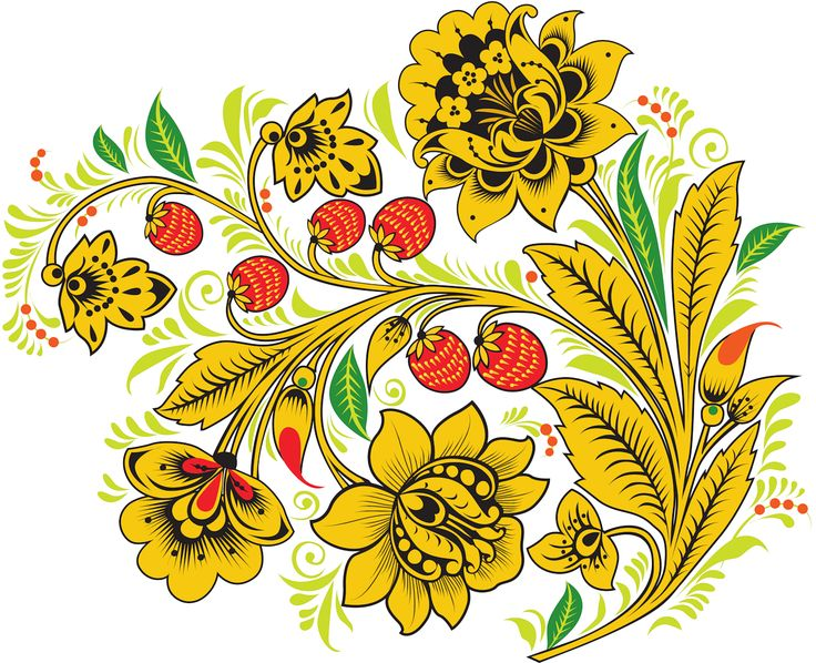 Хохломская роспись криуль