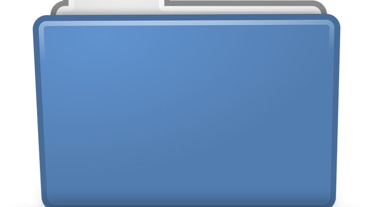 Папка на прозрачном фоне