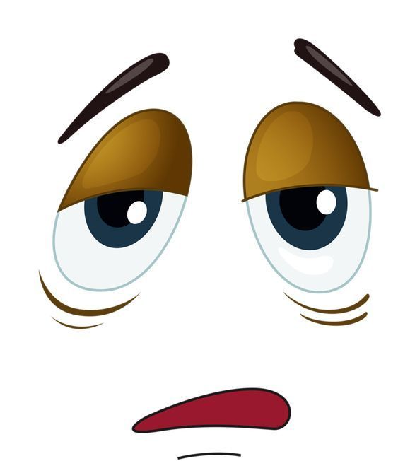 Мультяшные глаза без фона