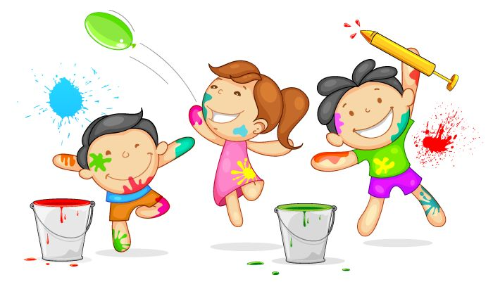 Дети в детском саду мультяшные