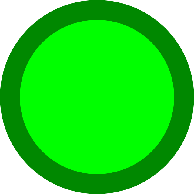 Зеленый кружок