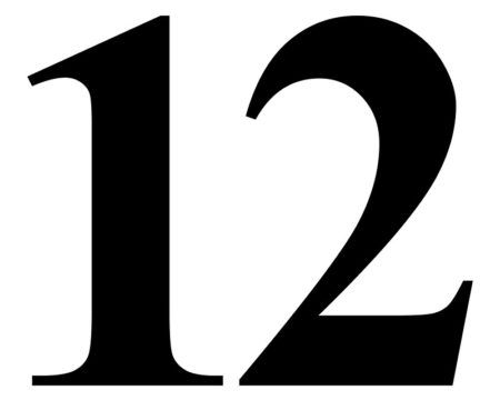 Цифра 12