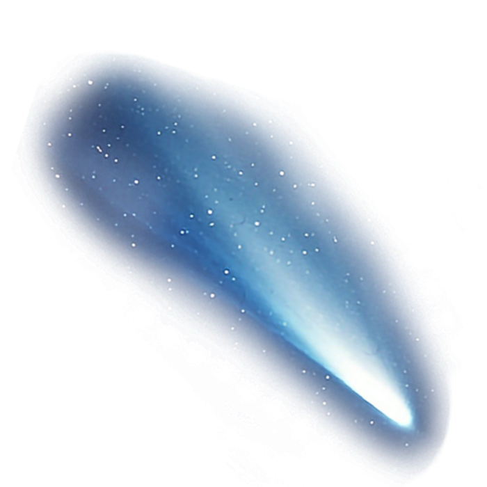 Комета без фона