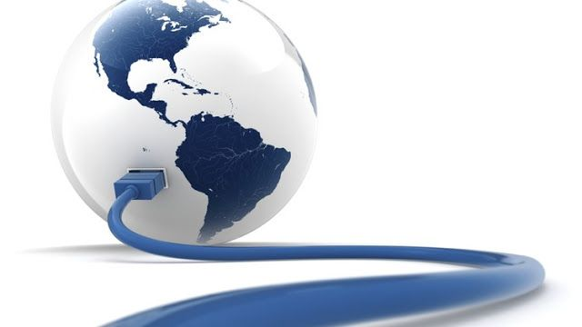 Интернет на белом фоне