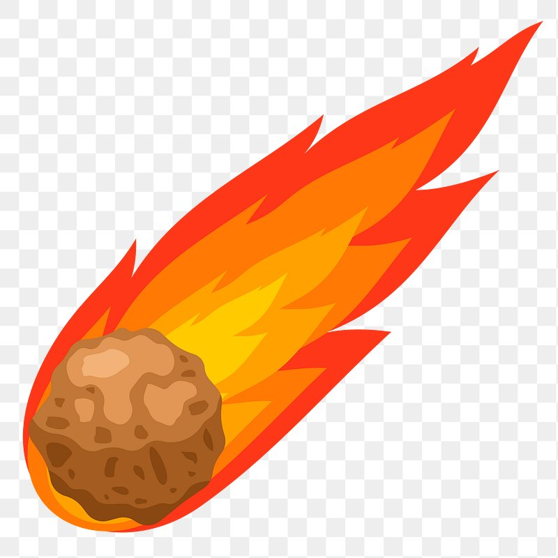 Комета мультяшная