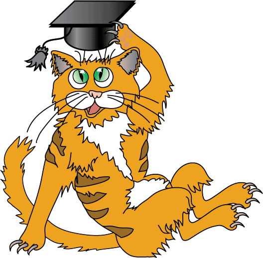 Кот ученый иллюстрации