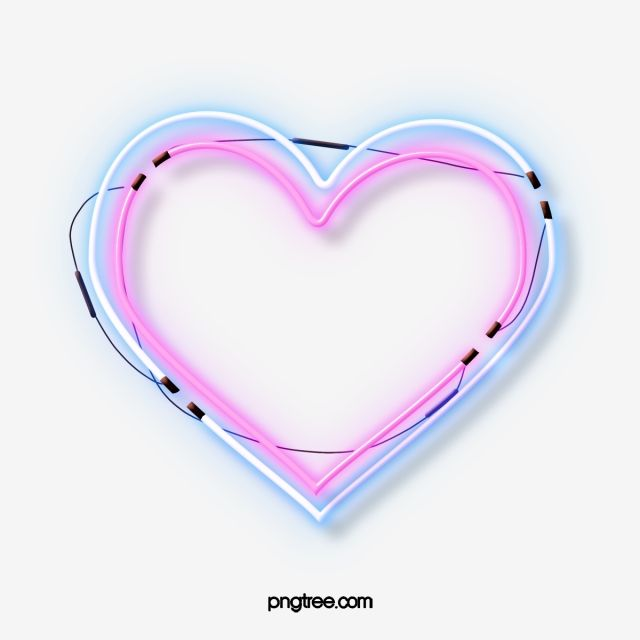 Сердечки на прозрачном фоне для фотошопа